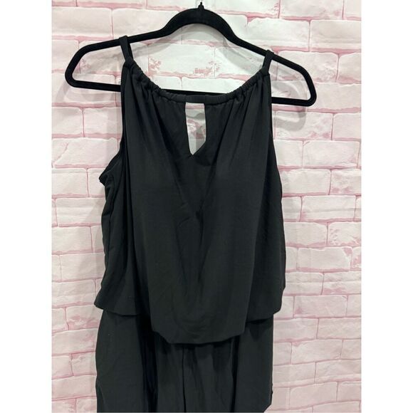 Aqua Green Women's Standard Keyhole Blouson Romper size 16W - Picture 4 of 8